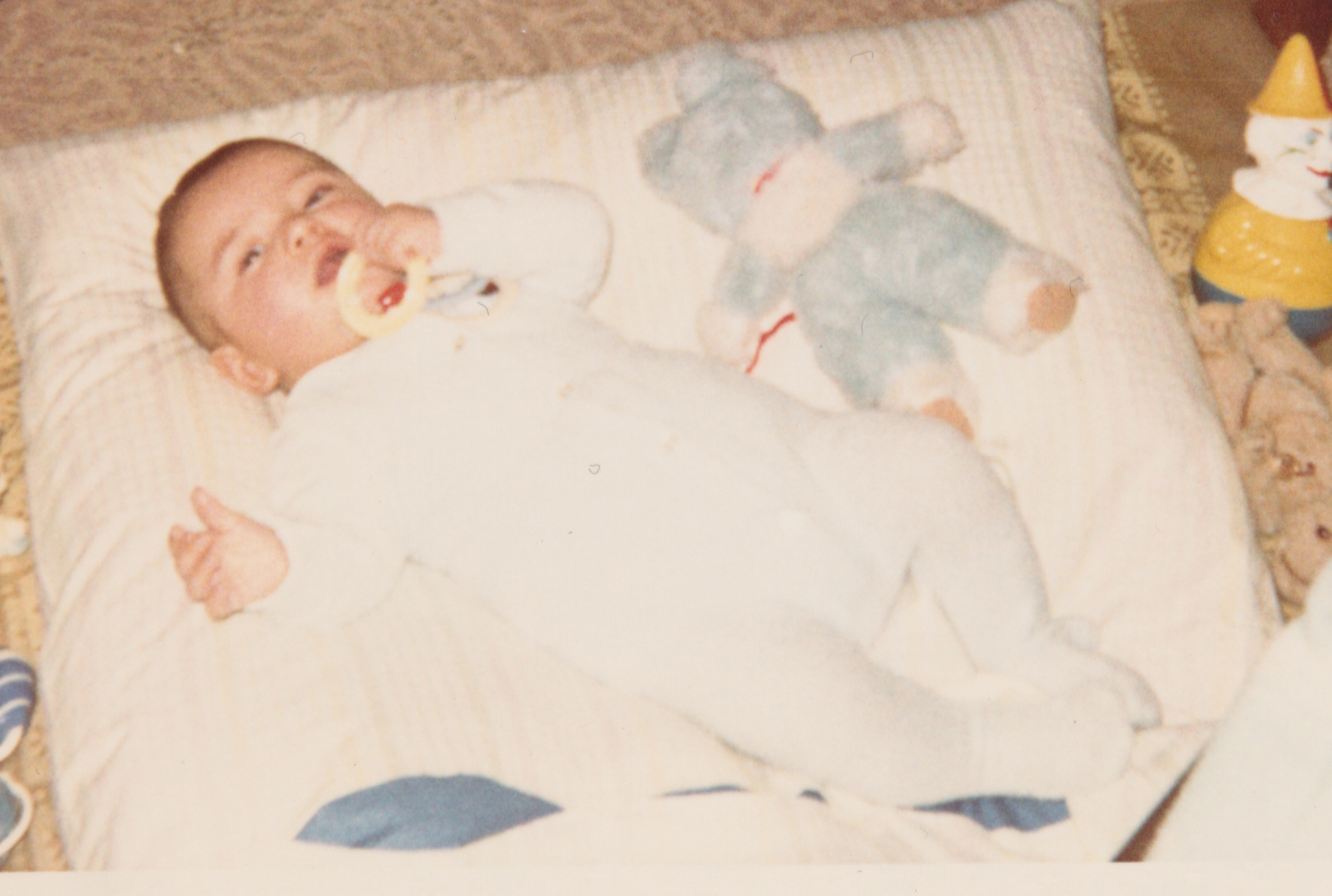 Farouk Grewing as baby